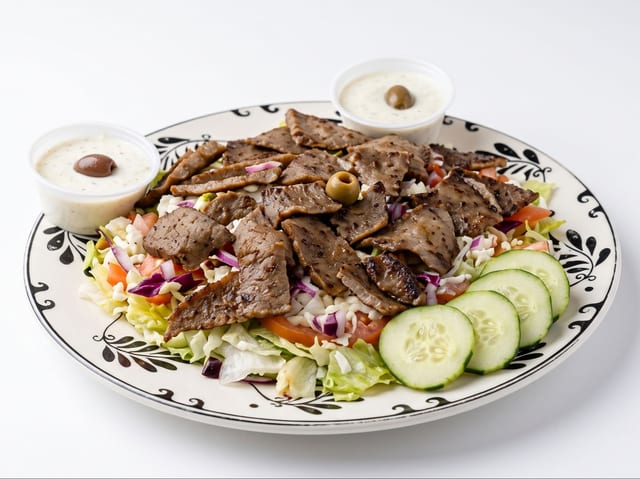 Small Gyro Salad.