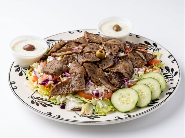 Large Gyro Salad.