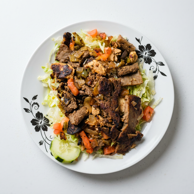 Small Mix 3 Shawarma Salad.